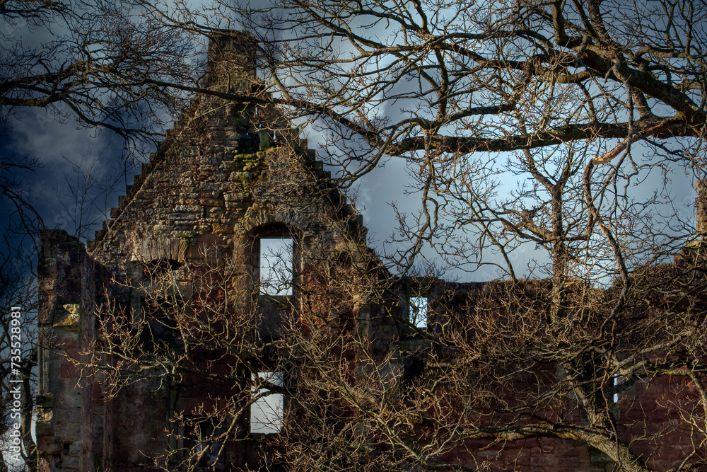 Gilbertfield Castle is a ruined 17th-century castle in South Lanarkshire, Scotland. UK. It is located on the north slope of Dechmont Hill, just outside Cambuslang, to the south-east of Glasgow. Gilbertfield Castle is a ruined 17th-century castle in South Lanarkshire, Scotland. UK. It is located on the north slope of Dechmont Hill, just outside Cambuslang, to the south-east of Glasgow.