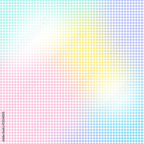 abstract colorful dot texture with transparent background PNG, abstract background, screen tone texture