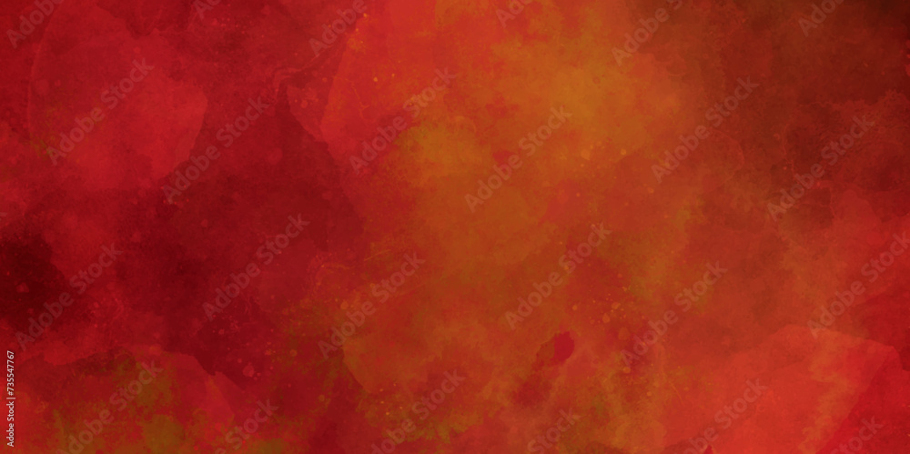 Abstract rad old wall grunge vintage watercolor drawing dirty background. Red watercolor smooth paint texture painting background, vibrant aged background, fantasy smooth light background.