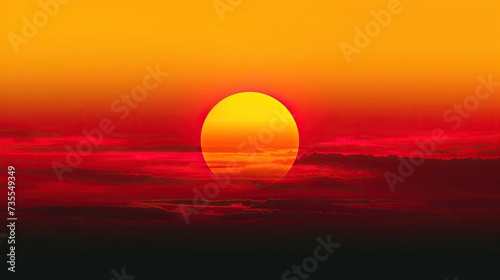 Abstract sunset background 