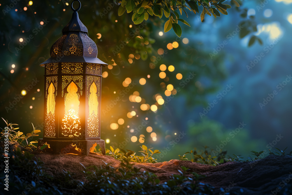 Ramadan Lantern close up