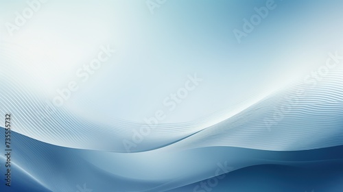 Abstract blue background with waves and free empty space 
