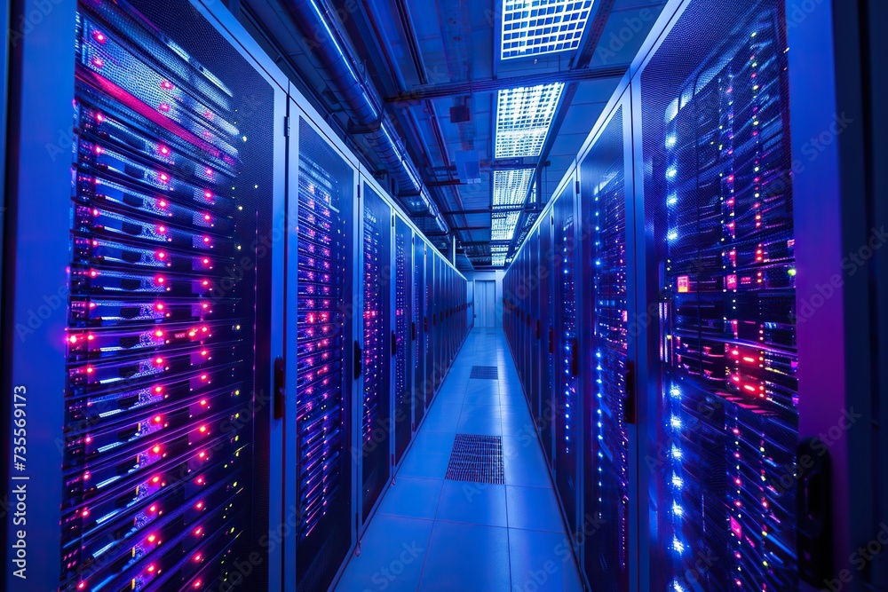 Interconnected Realms: Data Centers with Rows of Servers Paving the Way for Cloud Computing. Interconnected Realms: Data Centers with Rows of Servers Paving the Way for Cloud Computing.