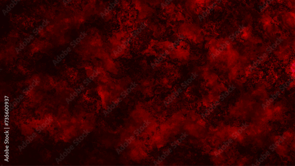 Abstract halloween background with red on black background.