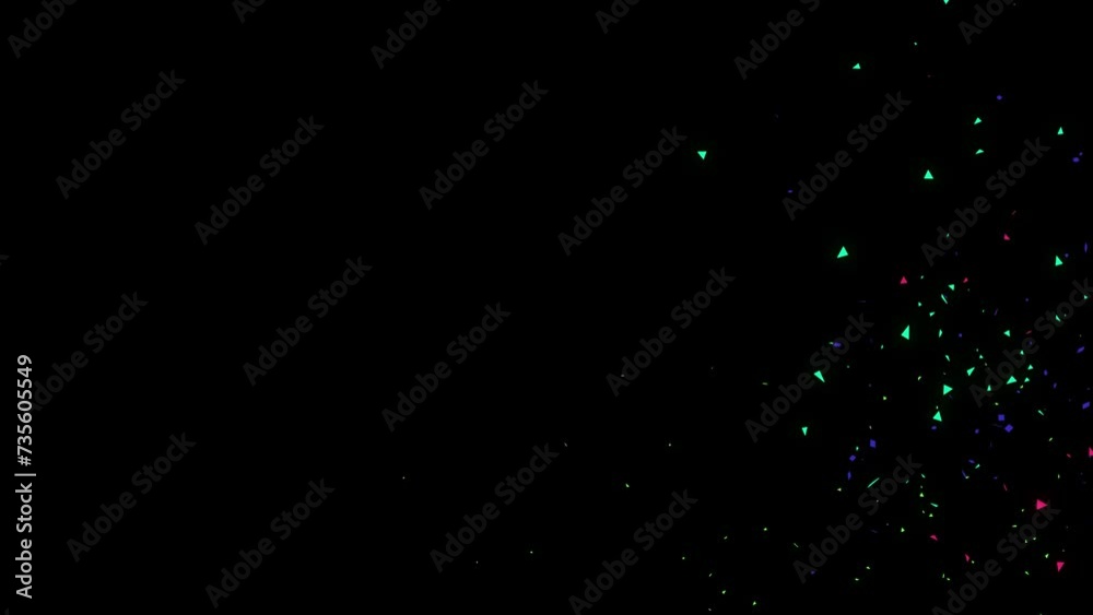 Celebrate Birthday Confetti Loop Animation Celebrate Birthday Confetti Loop Animation