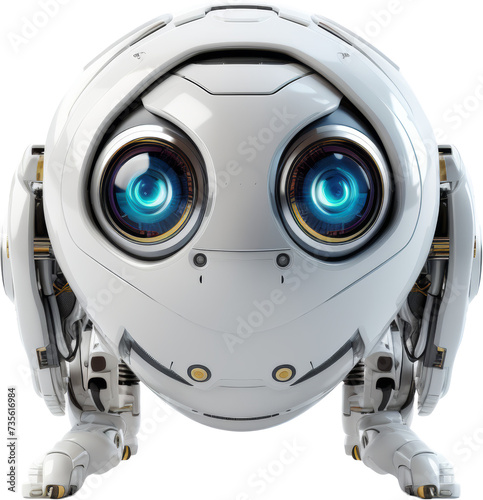 Eyes of robot,era of modern tachonolgy with artificial intelligence robot 
