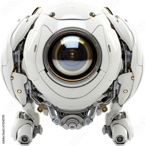 Eyes of robot,era of modern tachonolgy with artificial intelligence robot 
