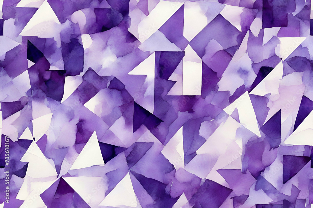 cubism purple abstract art watercolor texture wallpaper background