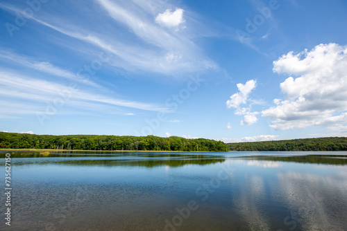 Views of a small lake in Ontario from a hiking trail. © Jorge