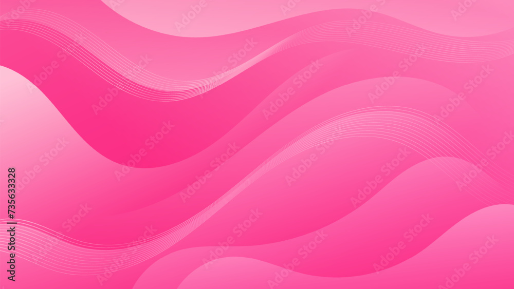 Abstract pink Background with Wavy Shapes. flowing and curvy shapes. This asset is suitable for website backgrounds, flyers, posters, and digital art projects.