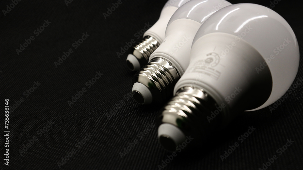 White led bulb isolated White led bulb isolated