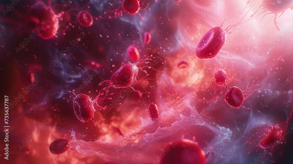 Vital Transport: Red Blood Cells' Journey from Heart to Fingertips Vital Transport: Red Blood Cells' Journey from Heart to Fingertips
