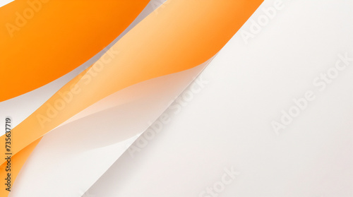 Fondo de banner abstracto naranja. Color degradado de fondo de banner blanco amarillo naranja moderno abstracto. Degradado amarillo y naranja con decoración de onda curva de patrón de semitono circula