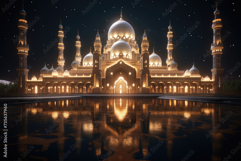 Ramadan kareem wallpaper. Mosque at night. Eid Mubarak Ramadan Kareem. Eid al adha. Eid ai fitr