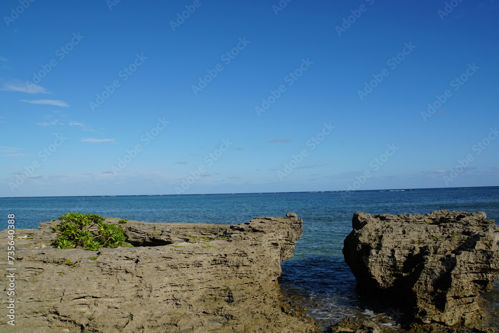  Sky and Blue Sea, Ishigaki Island - Okinawa	
