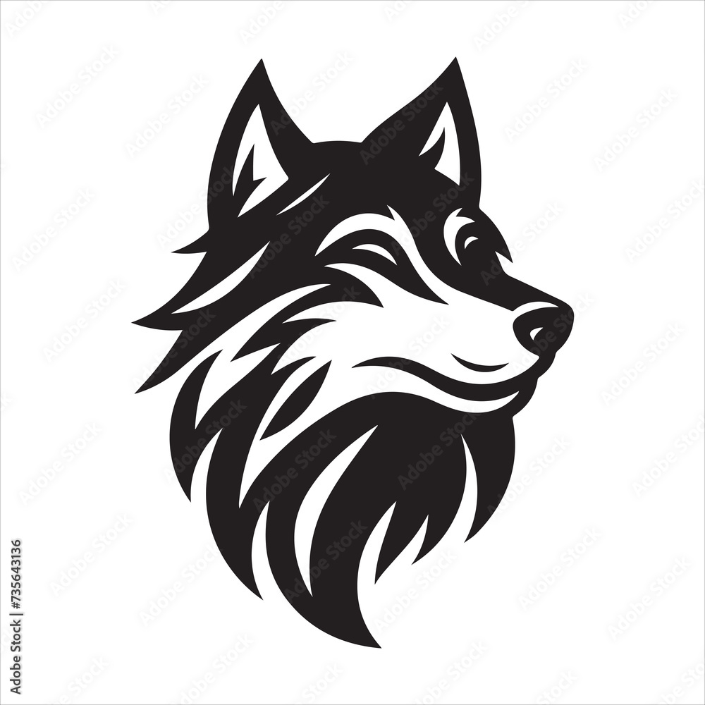 Obraz premium Wolf Vector