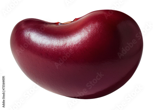 red bean isolated on transparent background