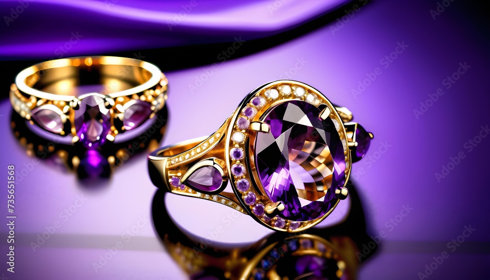 Amethyst Jewelry, Gemstone, Precious, Purple, Luxury, Fashion, Accessories, Necklace, Earrings, Bracelet, Ring, Glamour, Sparkle, Gem, Elegant, AI Generated Amethyst Jewelry, Gemstone, Precious, Purple, Luxury, Fashion, Accessories, Necklace, Earrings, Bracelet, Ring, Glamour, Sparkle, Gem, Elegant, AI Generated