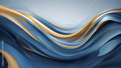 "Experience the mesmerizing beauty of a vector abstract blue background, with smooth lines that flow like a river of creativity."