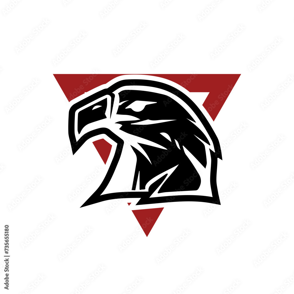 eagle logo design with sport style eagle logo design with sport style