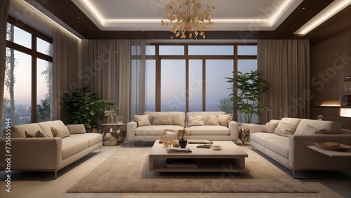 modern living room interior design © Tayyab