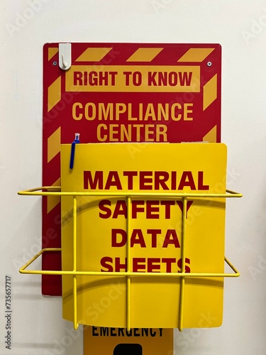 Compliance Center Material Safety Data Sheet Information
