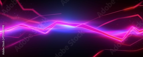 Purple Abstract Energy Explosion Background. Generative AI