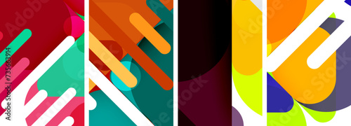 Geometric elements abstract backgrounds for wallpaper, business card, cover, poster, banner, brochure, header, website