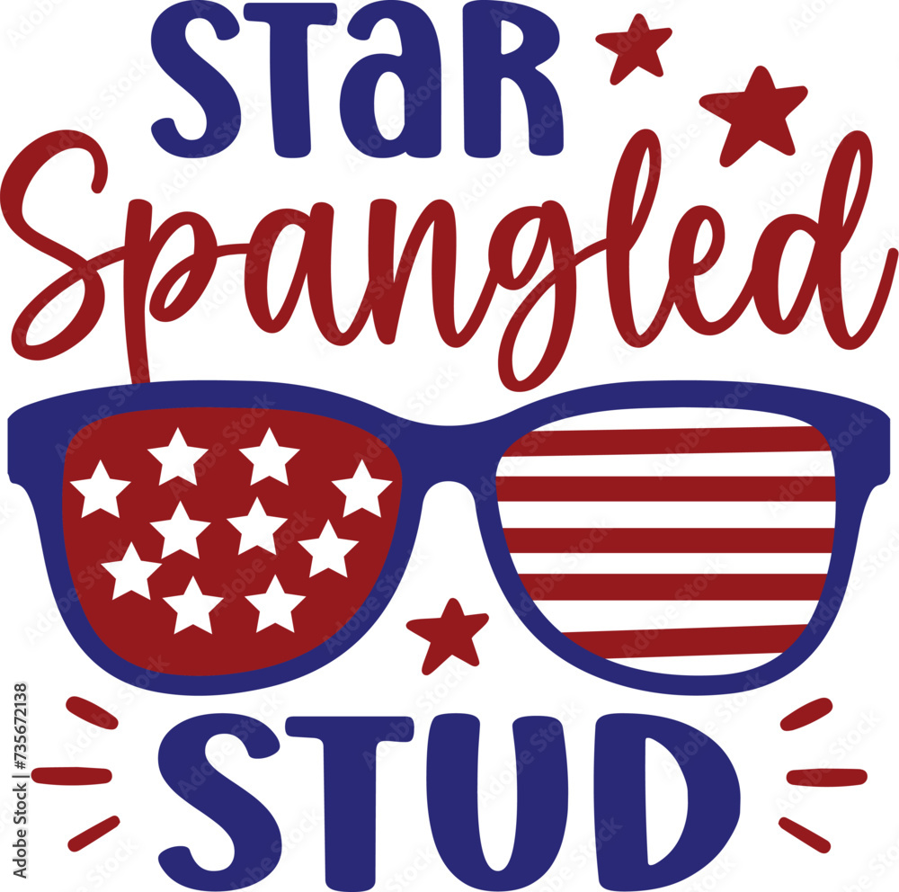 Fototapeta premium Star Spangled Stud