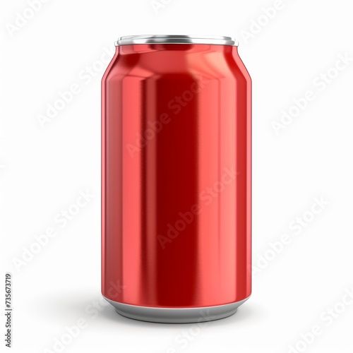 soda can isolated on white