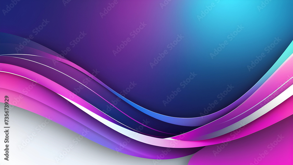 Simple Colored Wave Professional Background Simple Colored Wave Professional Background