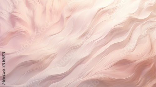 Creamy texture in soft pink hues offers a gentle and soothing aesthetic. Ai Generated