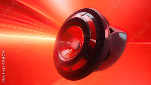 Remote vehicle horn and light activation, solid color background