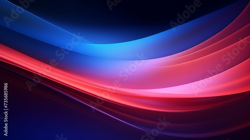 Neon illuminated dynamic sheets wallpaper. Abstract business background
