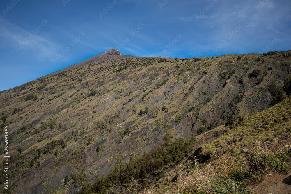 Peak of Rinjani Mountain