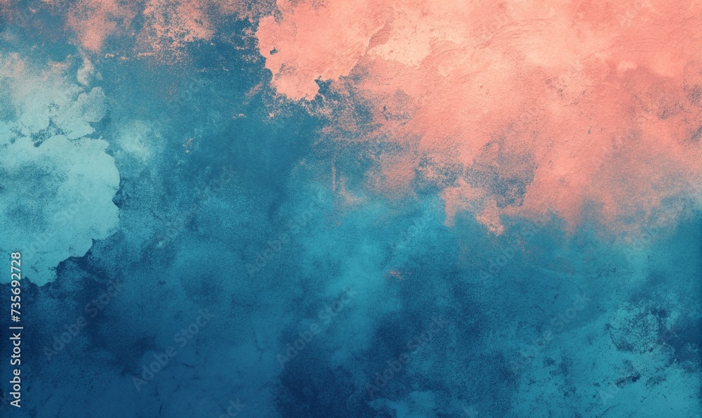 Obraz premium blush turquoise navy texture background