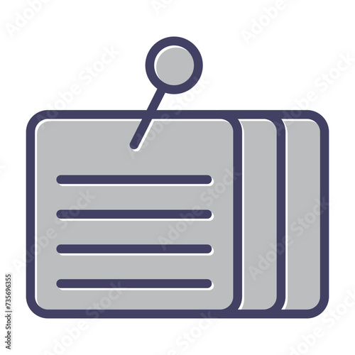 Memo Vector Icon