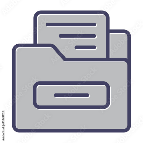 File Folder Vector Icon