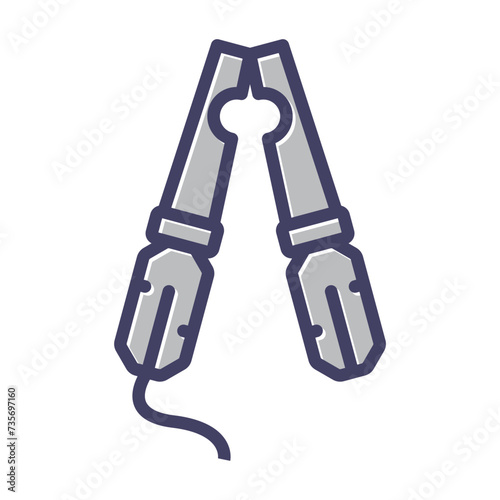 Cable Clamp Vector Icon