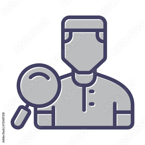 Search specialist Vector Icon