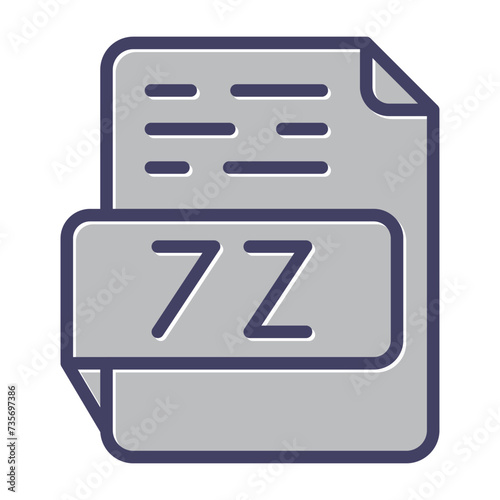 7Z Vector Icon