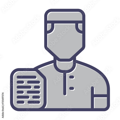 Journalist Vector Icon