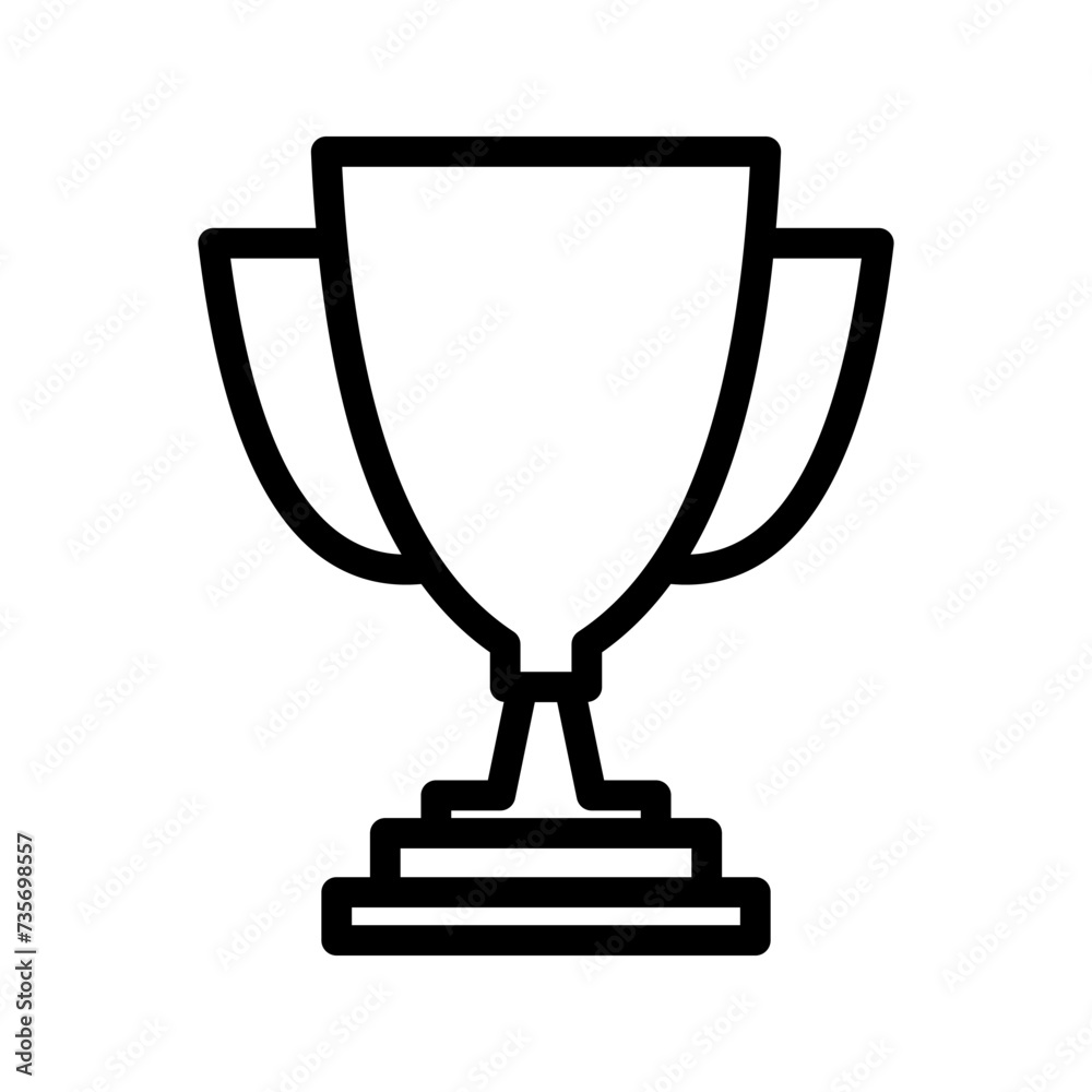 First prize trophy icon color editable First prize trophy icon color editable