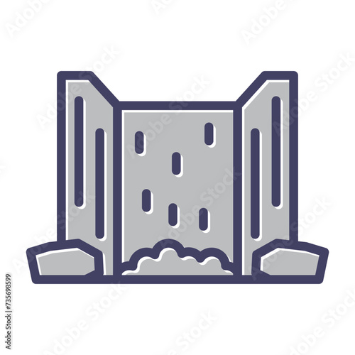 Waterfall Vector Icon