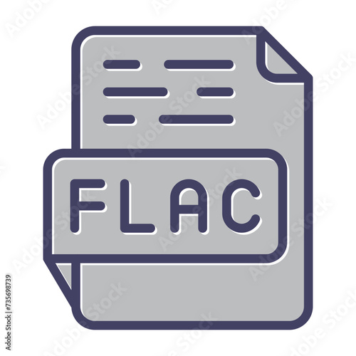 FLAC Vector Icon