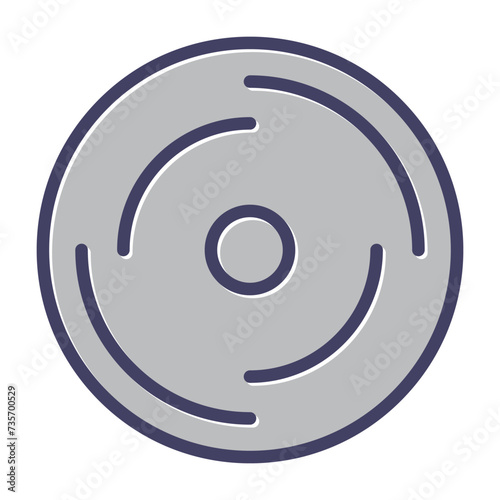 Disk Vector Icon