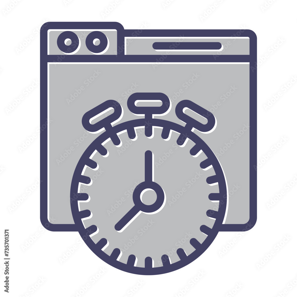 Cron Jobs Vector Icon Cron Jobs Vector Icon