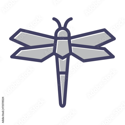 Dragonfly Vector Icon