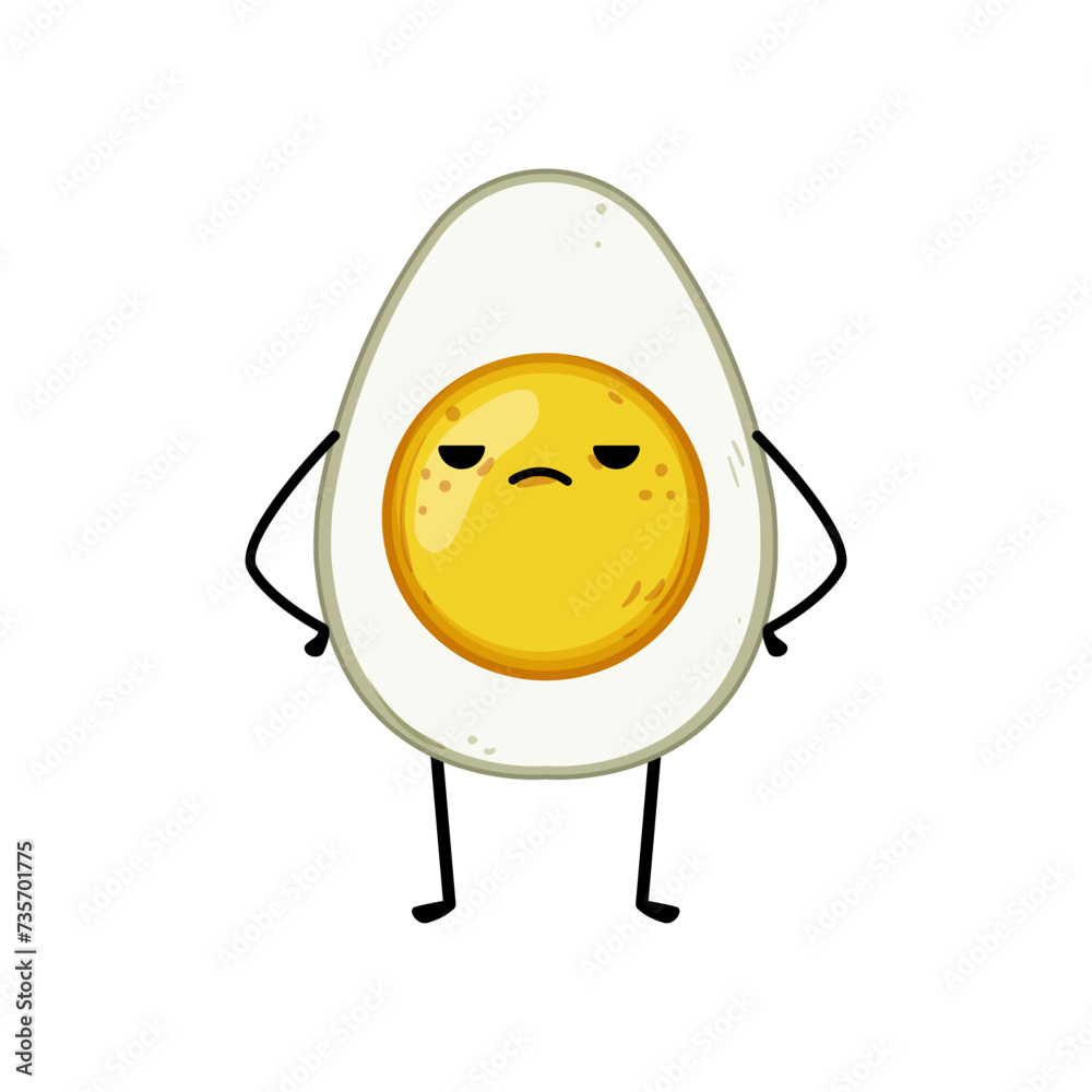 fun egg character cartoon vector illustration fun egg character cartoon vector illustration