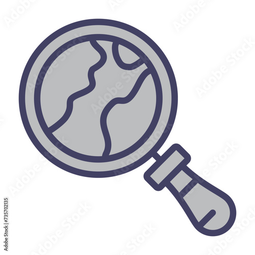 Magnifying Lens Vector Icon